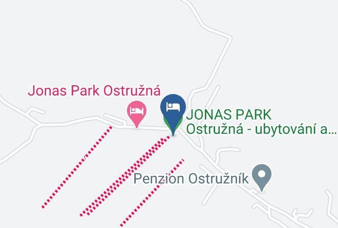 Jonas Park Ostruzna Ubytovani A Skiareal Jeseniky Map