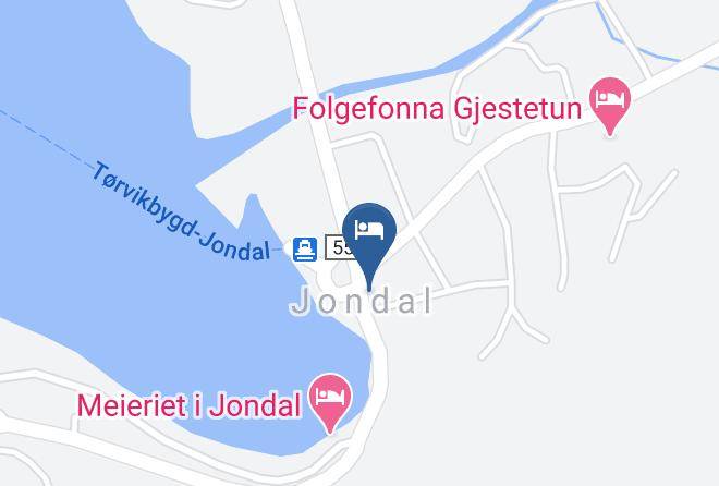 Ullensvang - Jondal Hotel Gjestgjevarstad Maps
