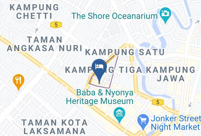 Melaka Tengah - Jonker Sayang Residence Maps