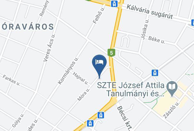 Szeged - Joo Accommodation Maps