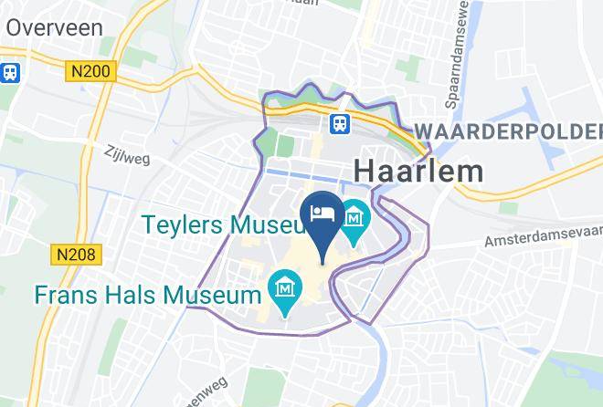 Haarlem - Joops City Centre Hotel Maps
