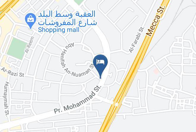Al Aqaba Qasabah - Jordan Seasons Hotel Maps