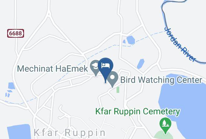 Kfar Ruppin - Jordan Valley Birding Lodge Maps