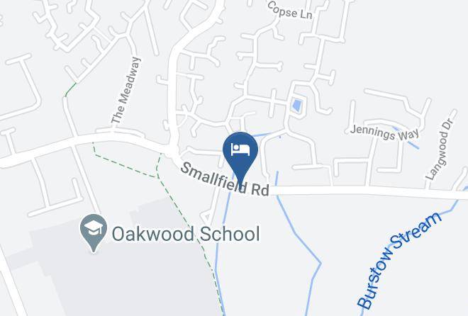 Surrey - Jordans Bed And Breakfast Gatwick Maps