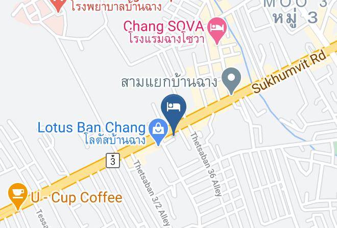 Amphoe Ban Chang - Jorkoo City Hotel Maps