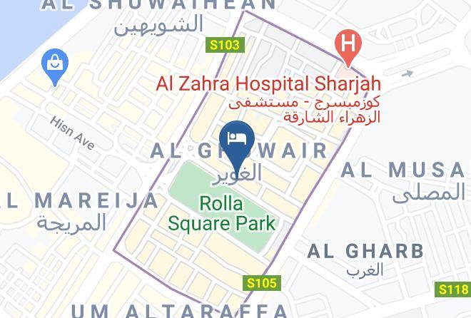Sharjah City - Jormand Hotel Sharjah Maps
