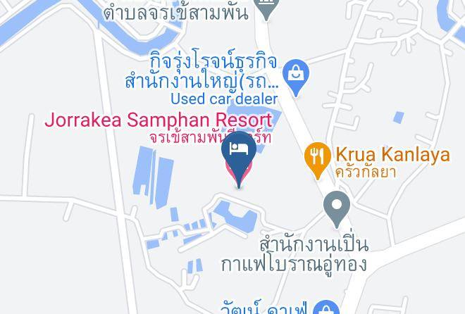 Amphoe U Thong - Jorrakea Samphan Resort Maps