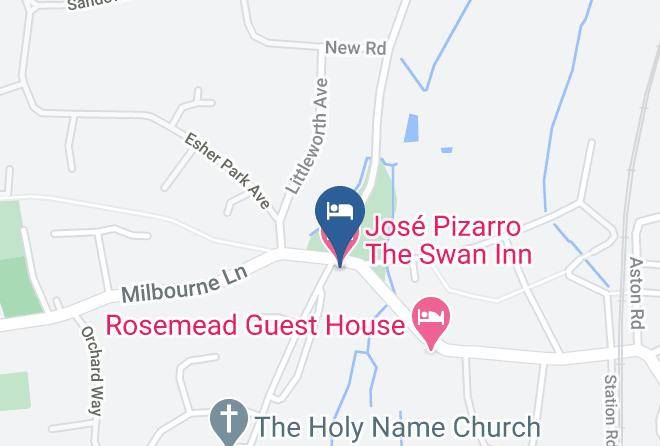 Surrey - Jose Pizarro The Swan Inn Maps