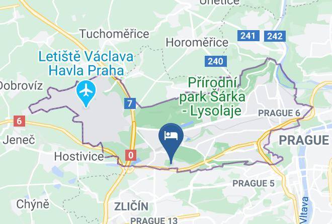 Prague - Josef Novotny A1 Pension Maps