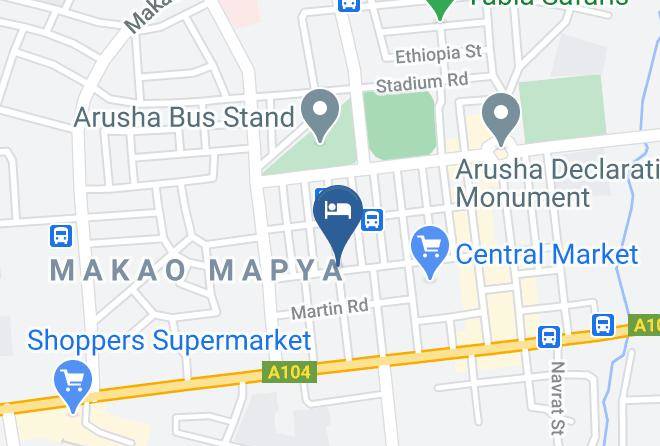 Arusha - Joshmal Hotels Maps