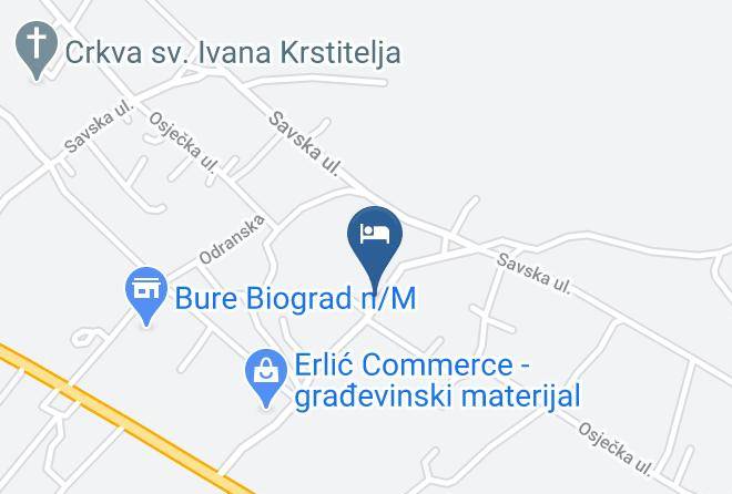 Biograd Na Moru - Josini Dvori Maps