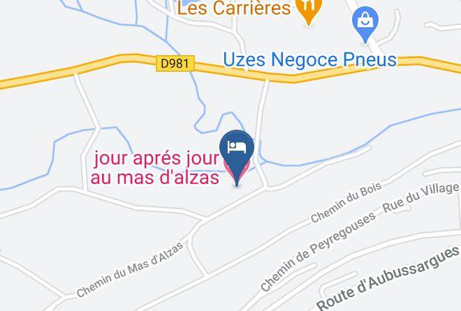 Gard - Jour Apres Jour Au Mas D'alzas Maps