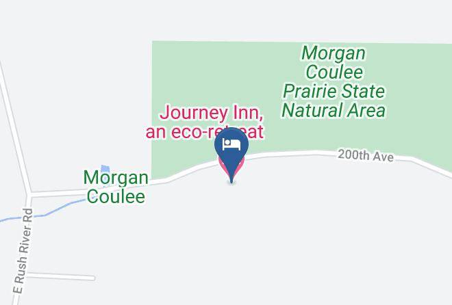 Pierce - Journey Inn An Eco Retreat Maps
