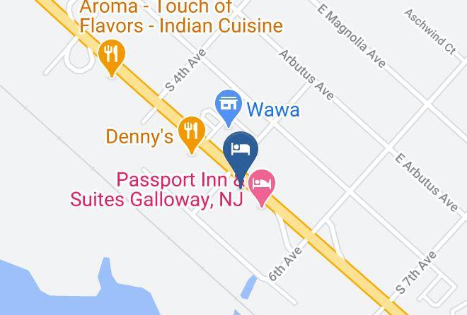 Journeys End Motel Map