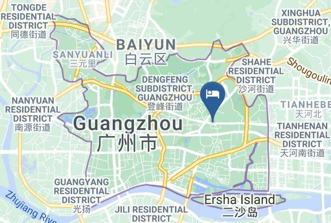 Guangzhou - Jovenstars Hotel Western Restaurant Maps