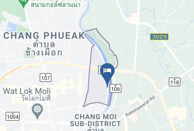 Amphoe Mueang Chiang Mai - Jowa Cafe & Hotel Maps