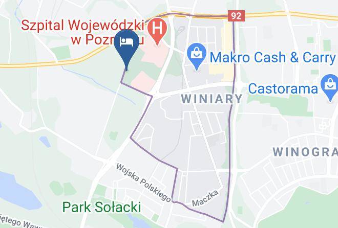 Jowisz Noclegi & Restauracja W Poznaniu Map