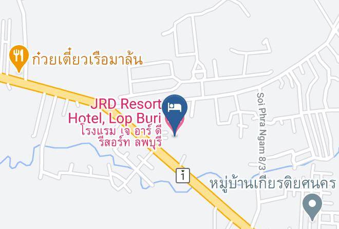 Mueang Lopburi District - Jrd Resort Hotel Lop Buri Maps