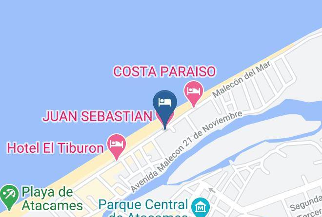 Atacames - Juan Sebastian Hotel Maps