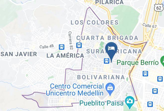 Medellin - Juan Y Katy Habitaciones Maps