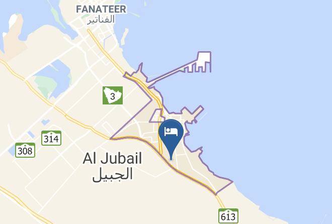 Jubail Inn Hotel Map