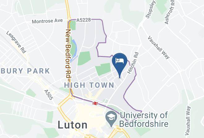 Luton - Jubilee Cozy Studio Maps