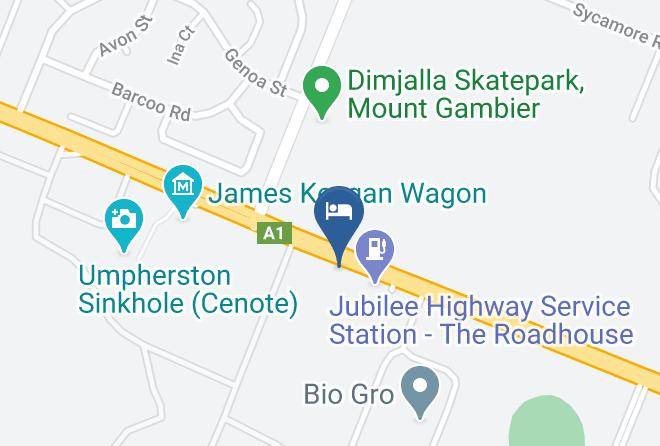 Mount Gambier - Jubilee Motor Inn Maps