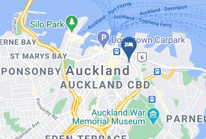 Auckland Auckland Central - Jucy Snooze Auckland Maps