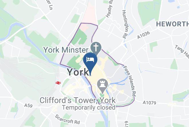 York - Judges Court Hotel Maps