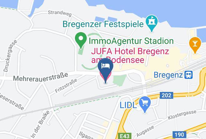 Bregenz - Jufa Hotel Bregenz Am Bodensee Maps
