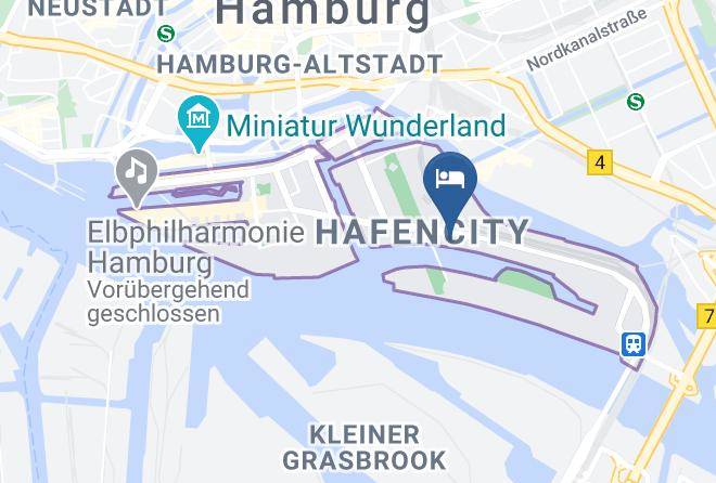 Stadt Hamburg - Jufa Hotel Hamburg Hafencity Maps