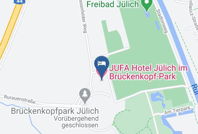 Duren - Jufa Hotel Julich Im Bruckenkopf Park Maps