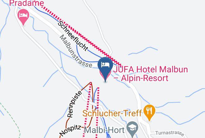 Triesenberg - Jufa Hotel Malbun Alpin Resort Maps