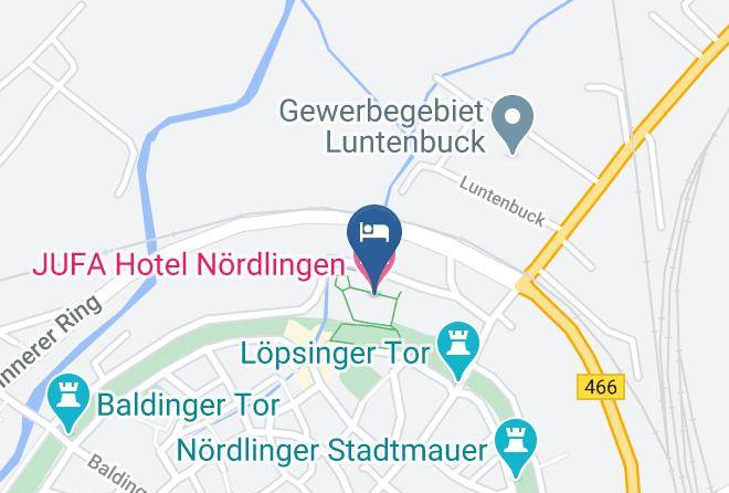 Donau Ries - Jufa Hotel Nordlingen Maps