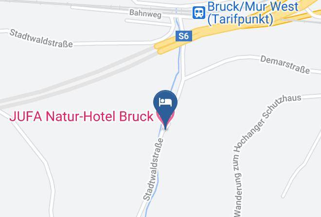 Bruck Murzzuschlag District - Jufa Natur Hotel Bruck Maps