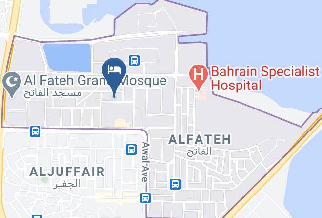 Juffair Avenue Suites Map