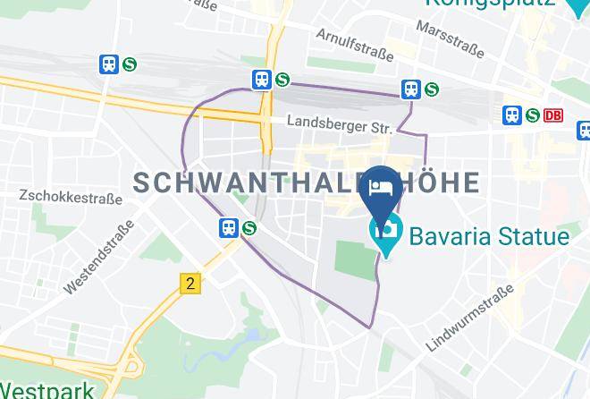 Munich District - Jugend Und Familienhotel Augustin Maps