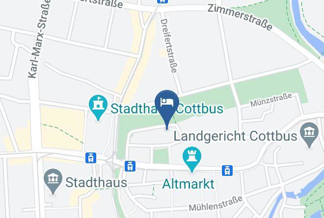 Cottbus - Jugendgastehaus Cottbus Maps
