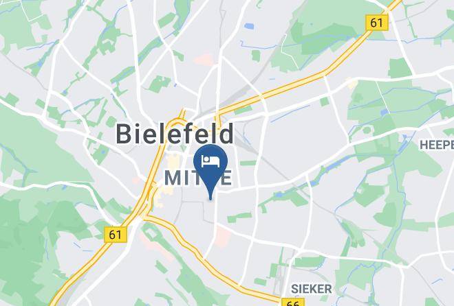 Bielefeld - Jugendgastehaus Jbb Bielefeld Jugendherberge Bielefeld Maps