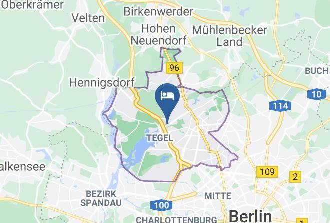 Stadt Berlin - Jugendgastehaus Tegel Maps