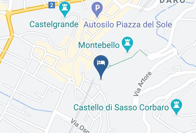 Bellinzona - Ostello Montebello Bellinzona Youth Hostel Maps