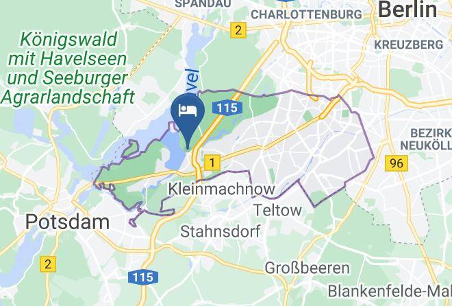 Stadt Berlin - Djh Jugendherberge Berlin Am Wannsee Maps