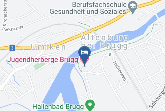 Brugg - Jugendherberge Brugg Maps