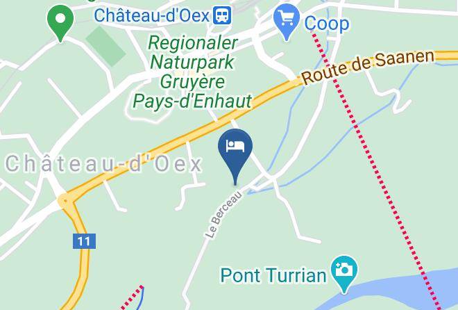 Pays D Enhaut - Jugendherberge Chateau D'oex Maps