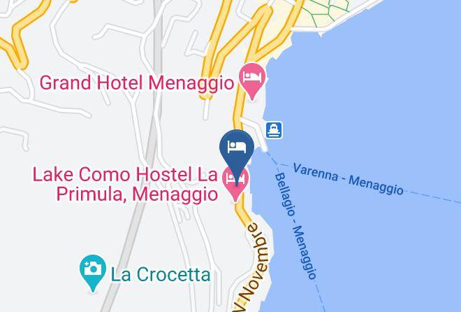 Como - Jugendherberge Comer See Ostello Menaggio Maps