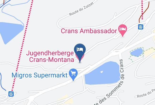 Sierre - Jugendherberge Crans Montana Maps