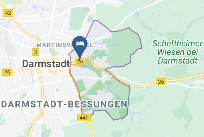 Jugendherberge Darmstadt Map