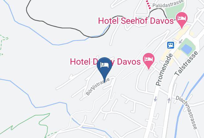 Prattigau Davos - Jugendherberge Davos Youthpalace Maps