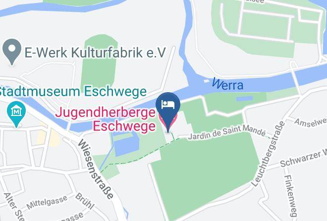 Werra Meisner Kreis - Jugendherberge Eschwege Maps