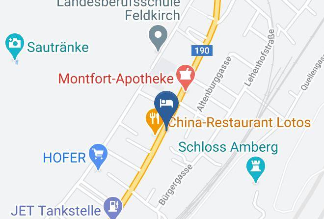 Feldkirch - Jugendherberge Maps